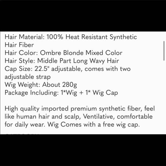 🆕️ Natural Looking Silk Fully Heat Resistant  Wig - Picture 7 of 7